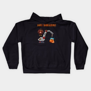 Robot Arm #2 Thanksgiving Edition Kids Hoodie